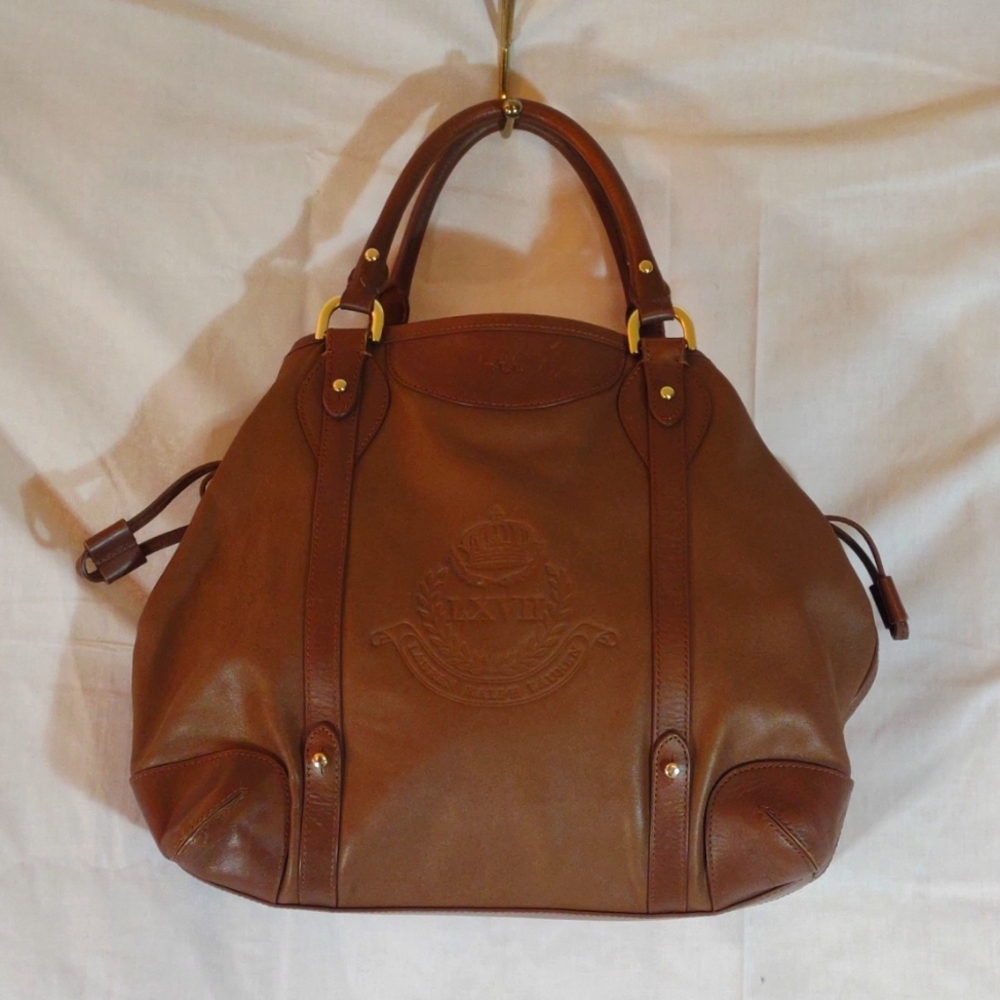 Polo Ralph Lauren - Large Brown Cinch/Drawstring Handbag